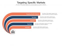 Targeting specific markets ppt powerpoint presentation professional background designs cpb