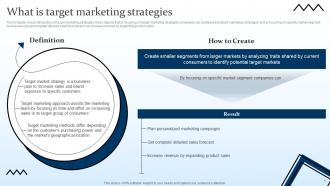 Targeting Strategies And The Marketing Mix Powerpoint Presentation Slides V Appealing Informative