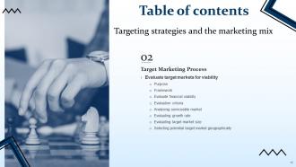 Targeting Strategies And The Marketing Mix Powerpoint Presentation Slides V Template Analytical