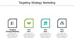 Targeting strategy marketing ppt powerpoint presentation show designs download cpb