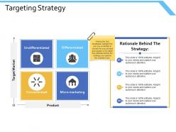 Targeting strategy undifferentiated ppt powerpoint presentation file introduction