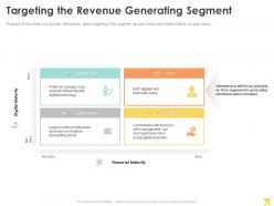 Targeting the revenue generating segment ppt powerpoint presentation summary example