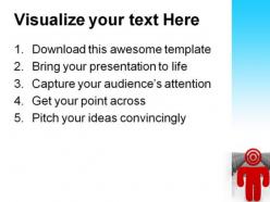 Targeting your customer business powerpoint templates and powerpoint backgrounds 0811