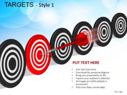 Targets 1 powerpoint presentation slides db