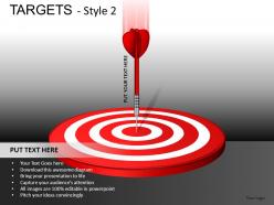 Targets 2 powerpoint presentation slides db