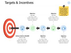 Targets and incentives achieve i253 ppt powerpoint presentation show