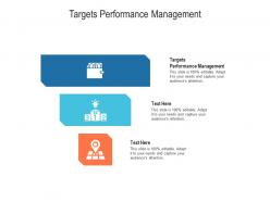 Targets performance management ppt powerpoint presentation file summary cpb