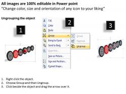 21824226 style circular bulls-eye 1 piece powerpoint template diagram graphic slide
