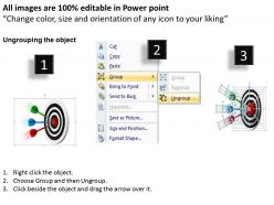 62502736 style circular bulls-eye 1 piece powerpoint template diagram graphic slide