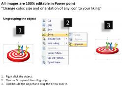 81618390 style circular bulls-eye 1 piece powerpoint template diagram graphic slide