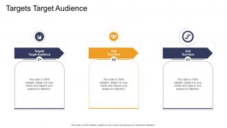 Targets Target Audience In Powerpoint And Google Slides Cpb
