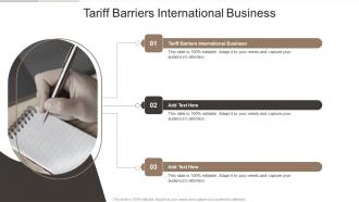 Tariff Barriers International Business In Powerpoint And Google Slides Cpb