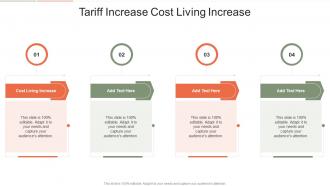 Tariff Increase Cost Living Increase In Powerpoint And Google Slides Cpb