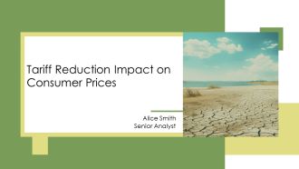 Tariff Reduction Impact On Consumer Prices PPT Designs AT