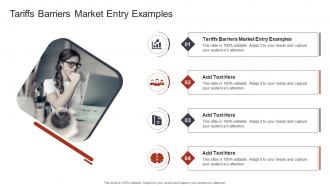 Tariffs Barriers Market Entry Examples In Powerpoint And Google Slides Cpb