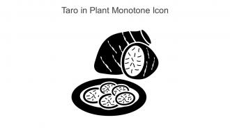 Taro In Plant Monotone Icon In Powerpoint Pptx Png And Editable Eps Format