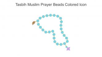 Tasbih Muslim Prayer Beads Colored Icon In Powerpoint Pptx Png And Editable Eps Format