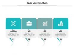 Task automation ppt powerpoint presentation summary background cpb