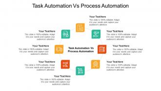 Task automation vs process automation ppt powerpoint presentation outline cpb