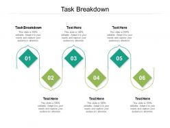Task breakdown ppt powerpoint presentation gallery portfolio cpb