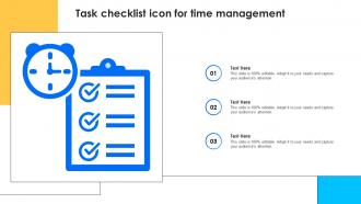 Task Checklist Icon For Time Management