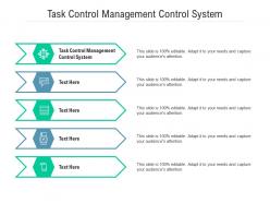 Task control management control system ppt powerpoint presentation infographics slide download cpb