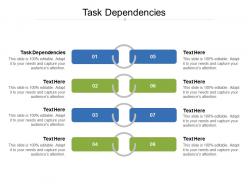 Task dependencies ppt powerpoint presentation portfolio designs download cpb