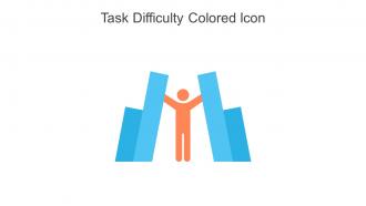 Task Difficulty Colored Icon In Powerpoint Pptx Png And Editable Eps Format
