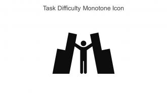 Task Difficulty Monotone Icon In Powerpoint Pptx Png And Editable Eps Format