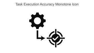 Task Execution Accuracy Monotone Icon In Powerpoint Pptx Png And Editable Eps Format
