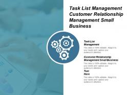 Task list management customer relationship management small business cpb