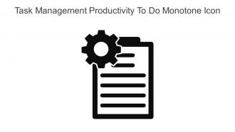 Task Management Productivity To Do Monotone Icon In Powerpoint Pptx Png And Editable Eps Format