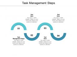 Task management steps ppt powerpoint presentation summary sample cpb