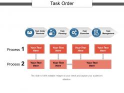 Task order ppt slide templates