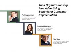 task_organization_big_idea_advertising_behavioural_customer_segmentation_cpb_Slide01
