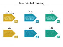 Task oriented listening ppt powerpoint presentation ideas influencers cpb