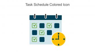 Task Schedule Colored Icon In Powerpoint Pptx Png And Editable Eps Format