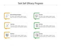 Task self efficacy progress ppt powerpoint presentation pictures aids cpb