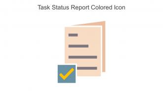 Task Status Report Colored Icon In Powerpoint Pptx Png And Editable Eps Format