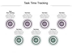 Task time tracking ppt powerpoint presentation portfolio sample cpb