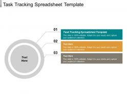 Task tracking spreadsheet template ppt powerpoint presentation model icons cpb
