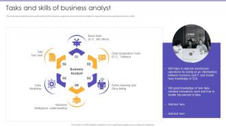 Tasks And Skills Of Business Analyst Information Science Ppt Slides