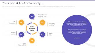 Tasks And Skills Of Data Analyst Information Science Ppt Themes