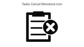 Tasks Cancel Monotone Icon In Powerpoint Pptx Png And Editable Eps Format