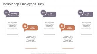 Tasks Keep Employees Busy In Powerpoint And Google Slides Cpb