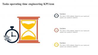 Tasks Operating Time Engineering KPI Icon