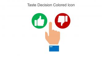Taste Decision Colored Icon In Powerpoint Pptx Png And Editable Eps Format