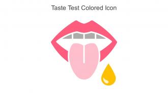 Taste Test Colored Icon In Powerpoint Pptx Png And Editable Eps Format