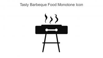Tasty Barbeque Food Monotone Icon In Powerpoint Pptx Png And Editable Eps Format