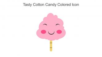 Tasty Cotton Candy Colored Icon In Powerpoint Pptx Png And Editable Eps Format